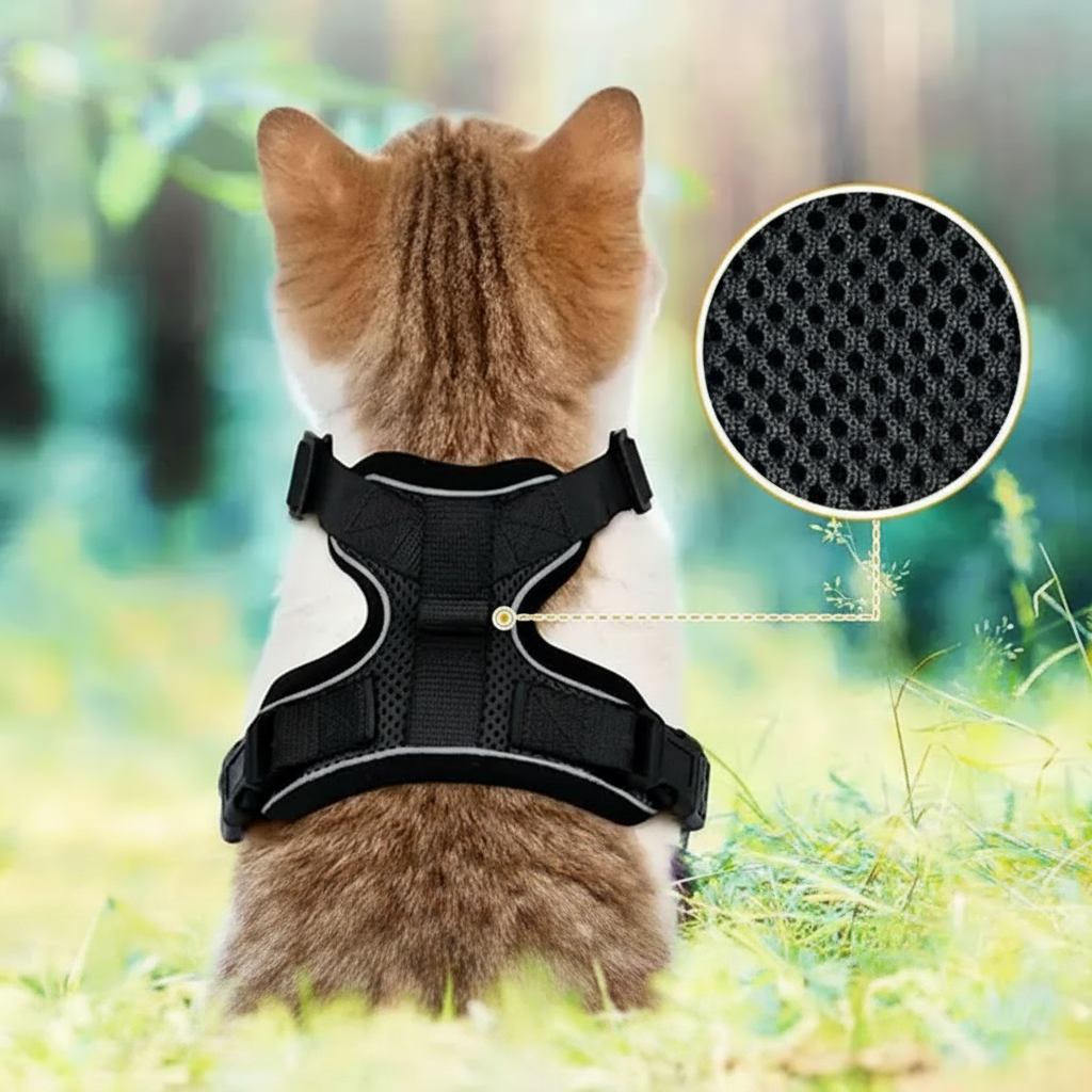 Laisse réglable pour chat PinoPet House, coloris violet