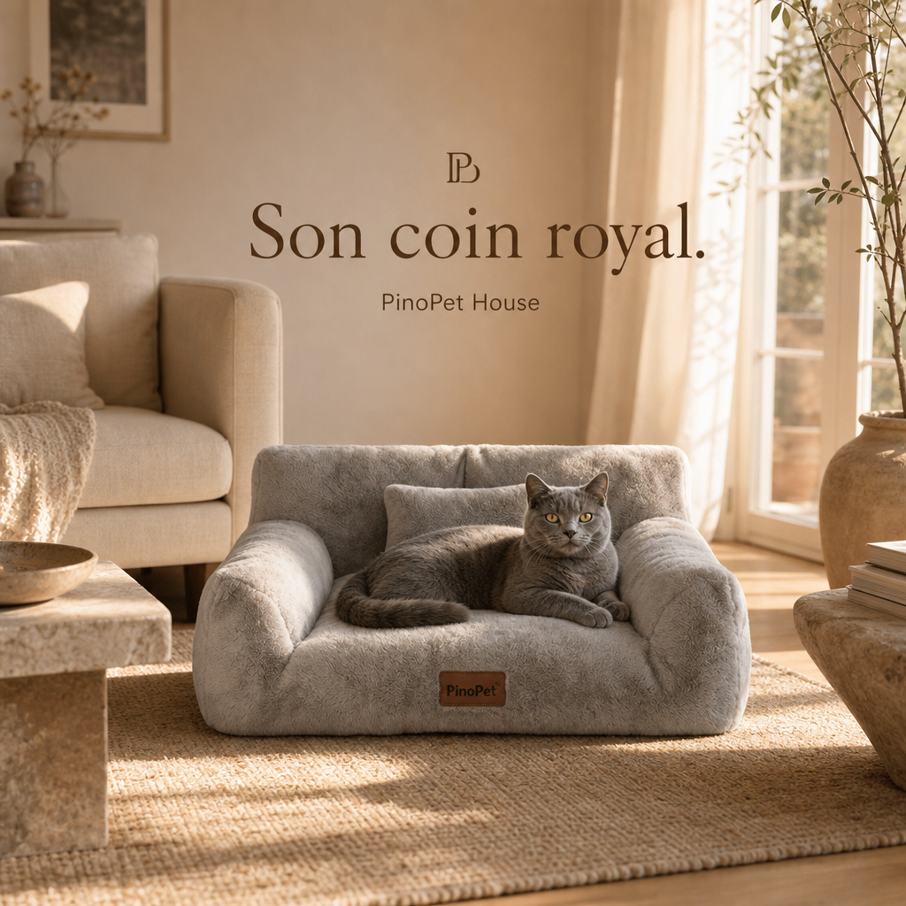 Canapé Royal PinoPet House dans un intérieur, coloris marron